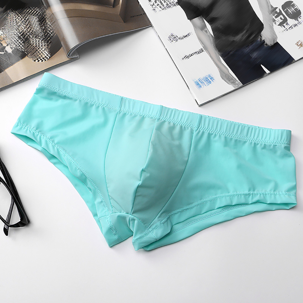 Ice Silk Underwear Lingerie Bo - Pouch Boxer Pouch ulasan dan harga