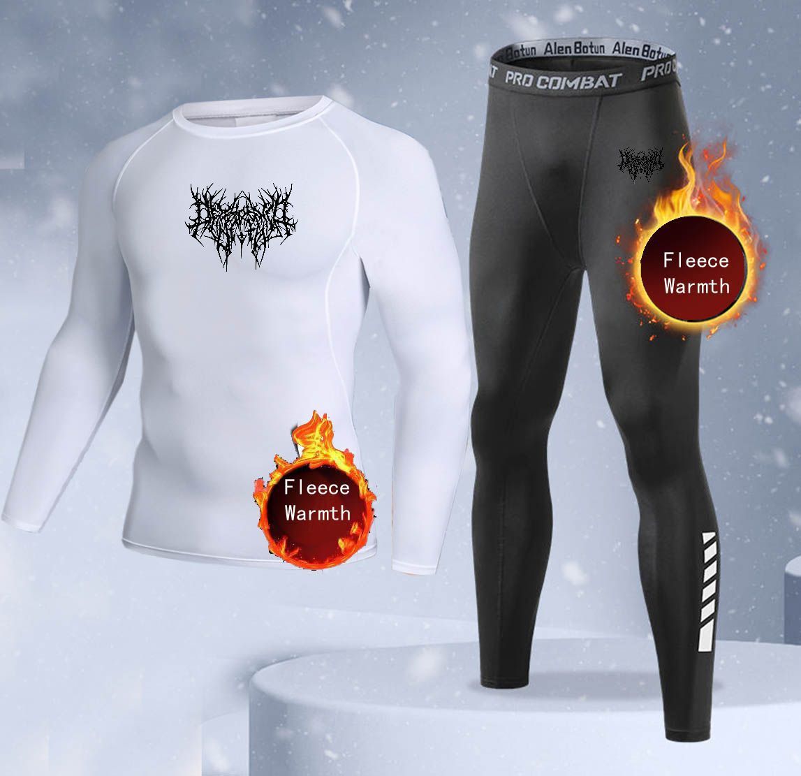 New 2-pieces Winter Warm Men U - Thermal Long John ulasan dan harga