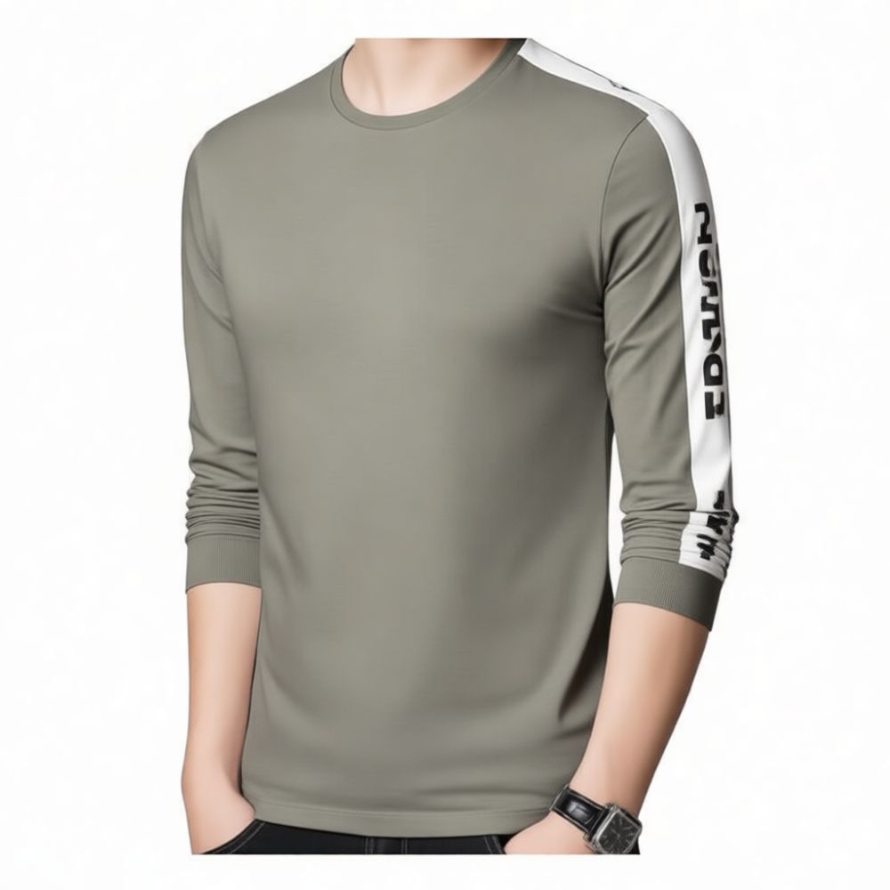 Basic Long Sleeve T Shirt For  - Undershirt Crew Neck ulasan dan harga