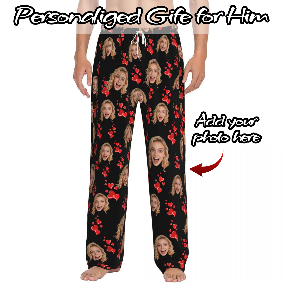 Personalized Facial Photo Cust - Thermal Long John ulasan dan harga