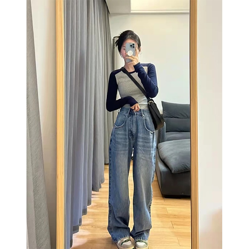 Women's Short High Waist Knitt - T Shirt Tight Fit ulasan dan harga