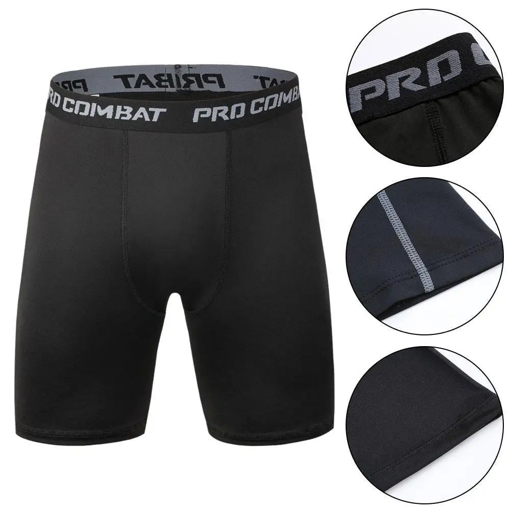 2026 Men's Cool Dry Leggings S - Compression Shorts Athletes ulasan dan harga