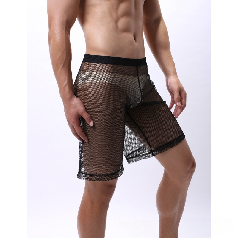 Low Rise Mesh Erotic Underwear - Pouch Boxer Pouch ulasan dan harga