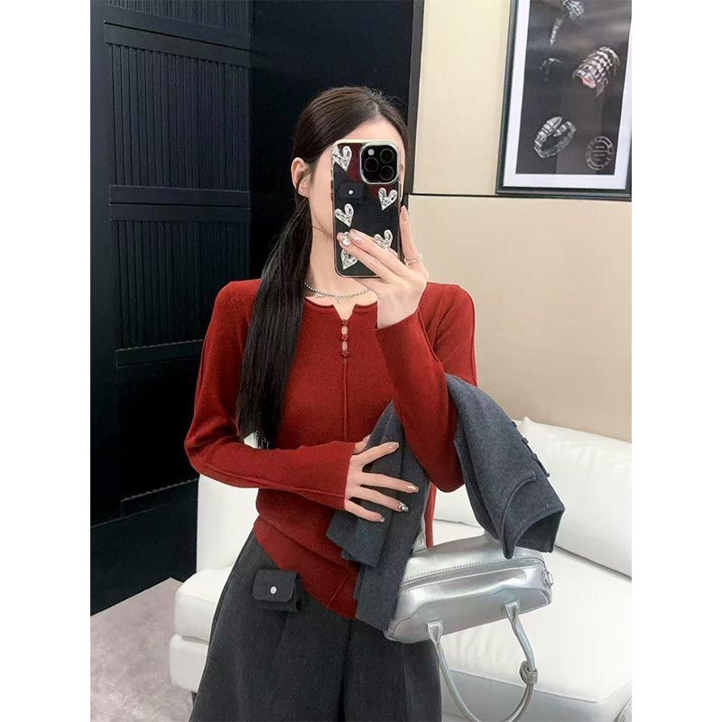 Women American Style Hollow Kn - Base Layer Top ulasan dan harga
