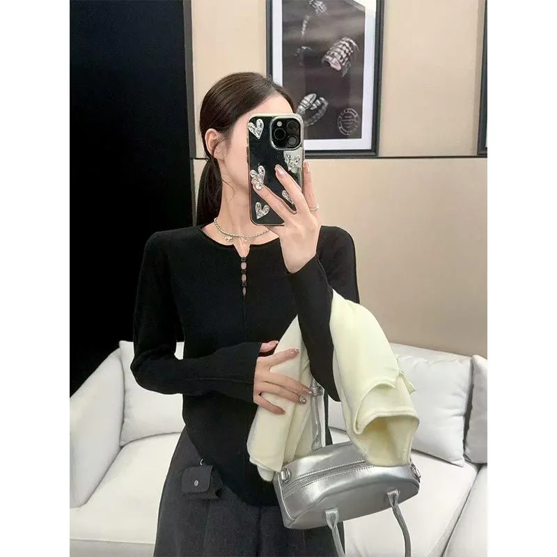 Women American Style Hollow Kn - Base Layer Top ulasan dan harga