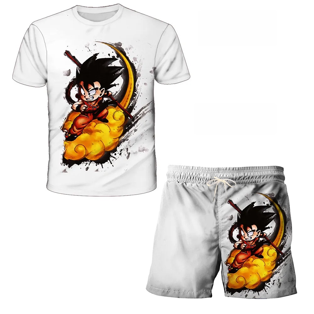 2026 Summer Dragon Ball Kid Go - T Shirt Tight Fit ulasan dan harga