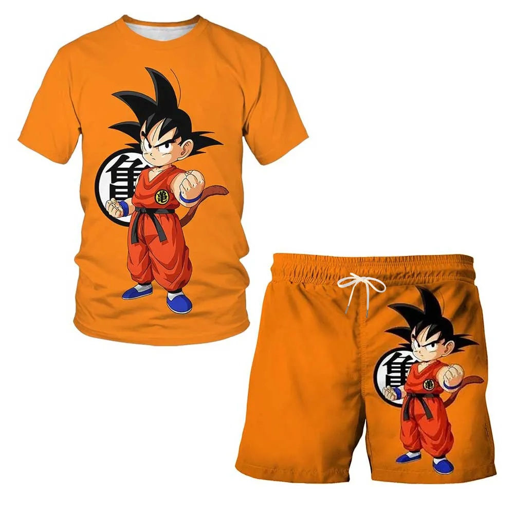 2026 Summer Dragon Ball Kid Go - T Shirt Tight Fit ulasan dan harga