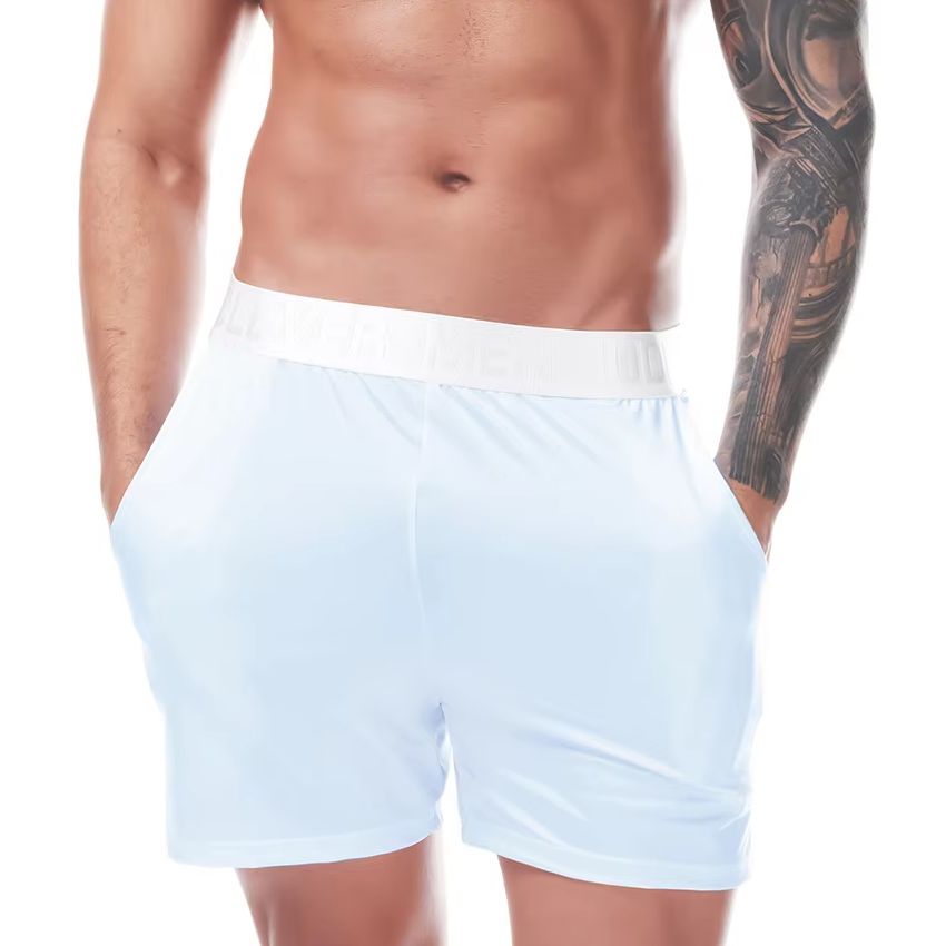 5pcs/set Letter Waistband Hone - Mesh Sport Boxer ulasan dan harga