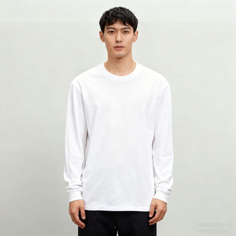 Men American Heavyweight Cotto - Undershirt Crew Neck ulasan dan harga