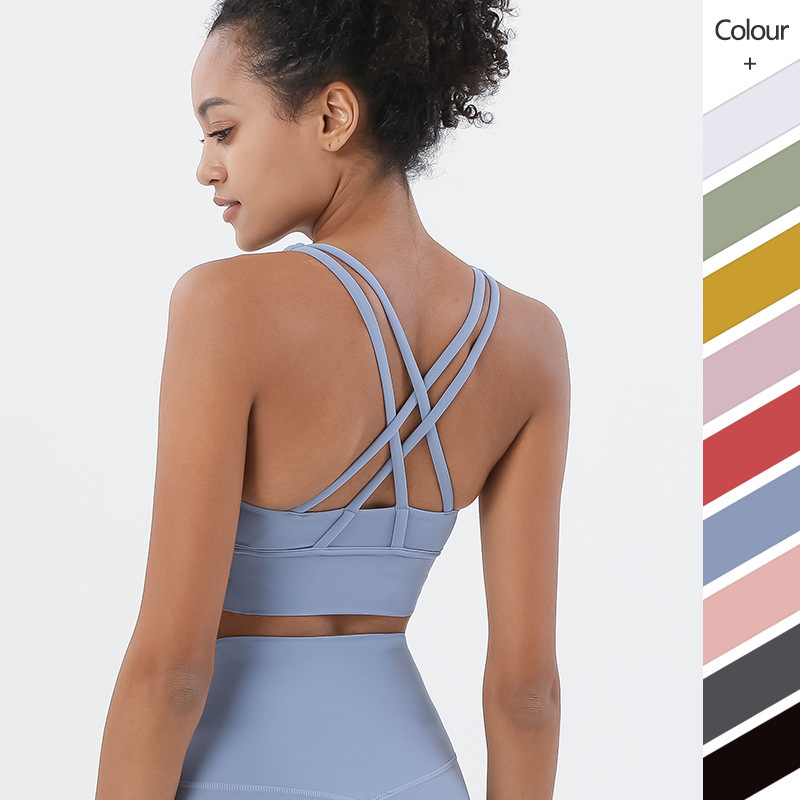 New Cross Back Nylon Yoga Top  - Quick Dry Underwear ulasan dan harga